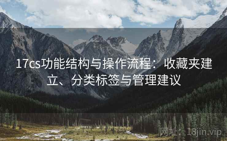 17cs功能结构与操作流程：收藏夹建立、分类标签与管理建议