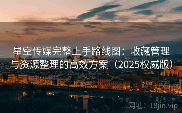 星空传媒完整上手路线图：收藏管理与资源整理的高效方案（2025权威版）