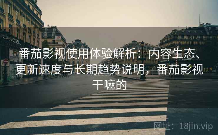 番茄影视使用体验解析：内容生态、更新速度与长期趋势说明，番茄影视干嘛的