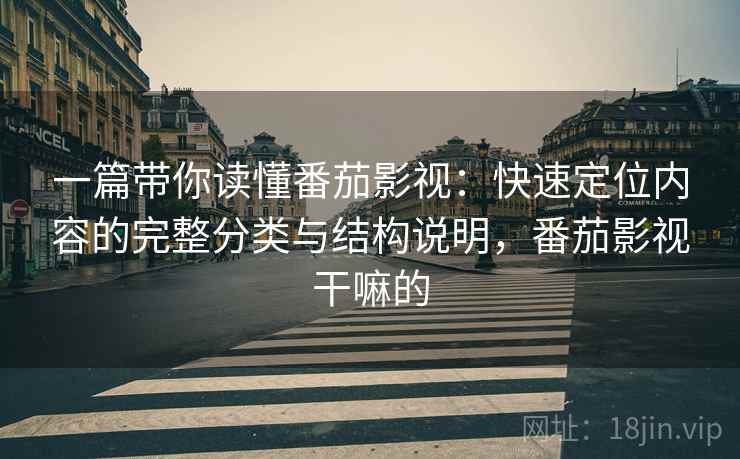 一篇带你读懂番茄影视：快速定位内容的完整分类与结构说明，番茄影视干嘛的