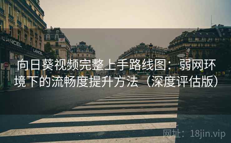 向日葵视频完整上手路线图：弱网环境下的流畅度提升方法（深度评估版）