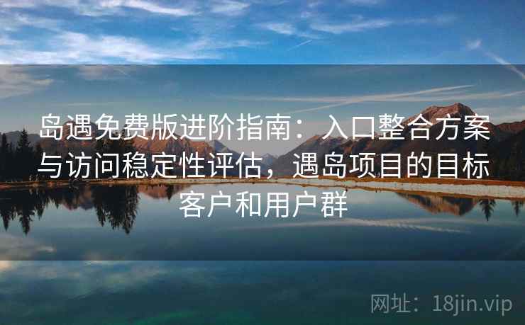 岛遇免费版进阶指南：入口整合方案与访问稳定性评估，遇岛项目的目标客户和用户群