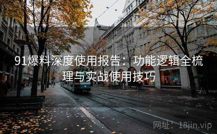 91爆料深度使用报告：功能逻辑全梳理与实战使用技巧