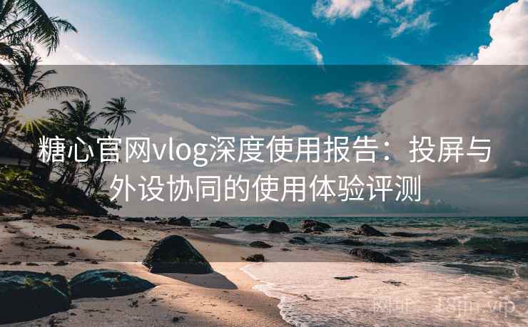 糖心官网vlog深度使用报告：投屏与外设协同的使用体验评测